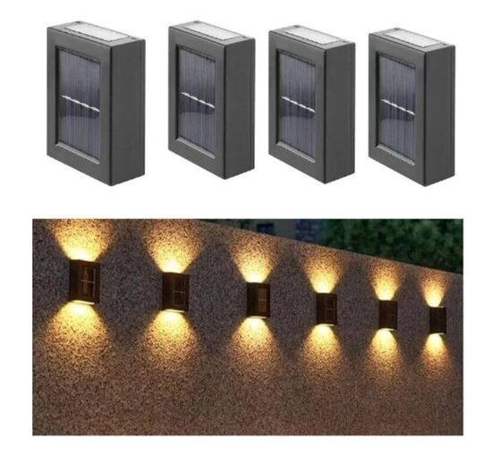  Lauko šviestuvas su saulės baterija 4 vnt.